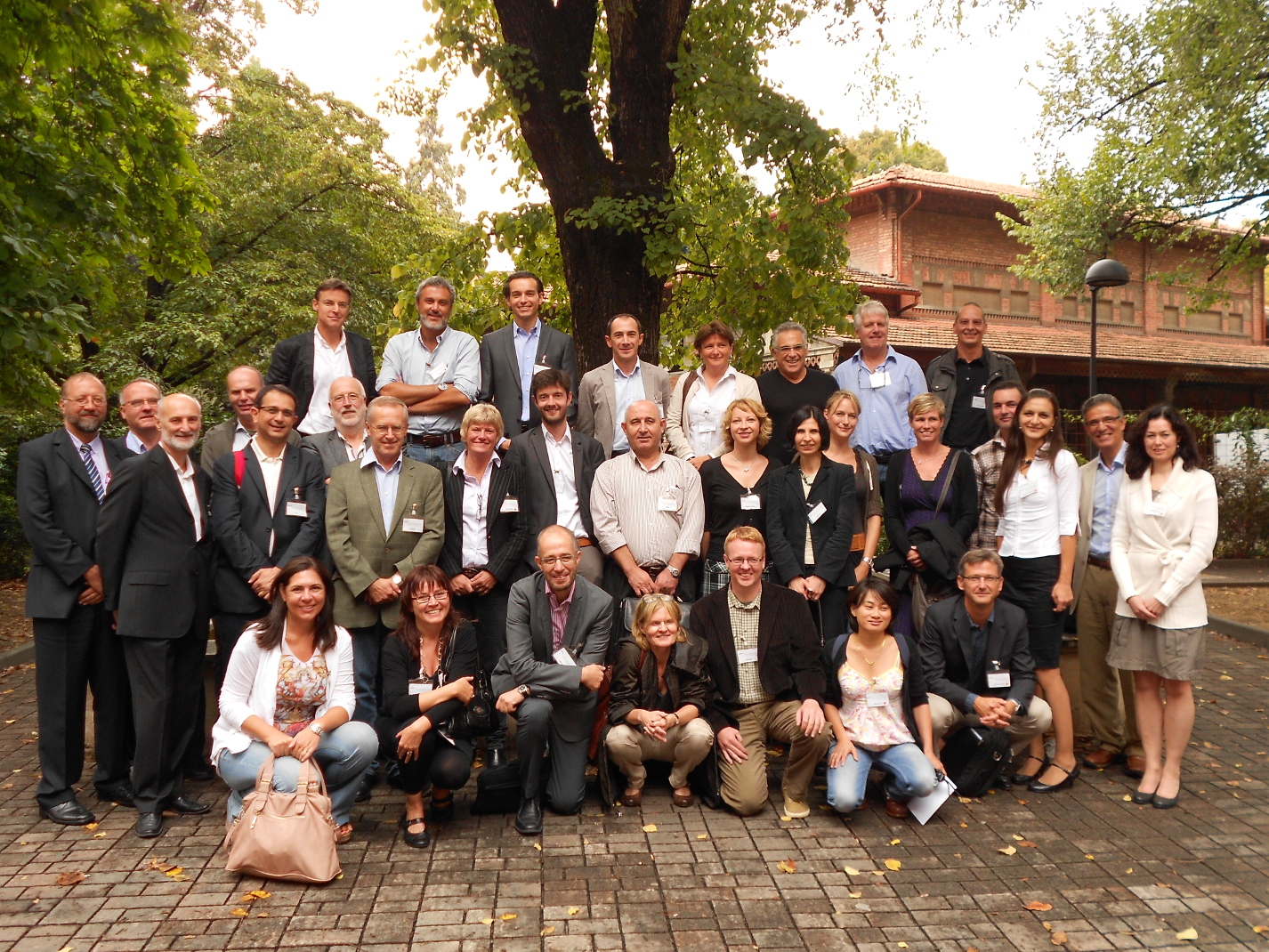 Photograph of the participants of the GENIEUR meeting in Bologna, Italy, 2012. (Please click to view full size image. To close the full size image, click on it again.)
